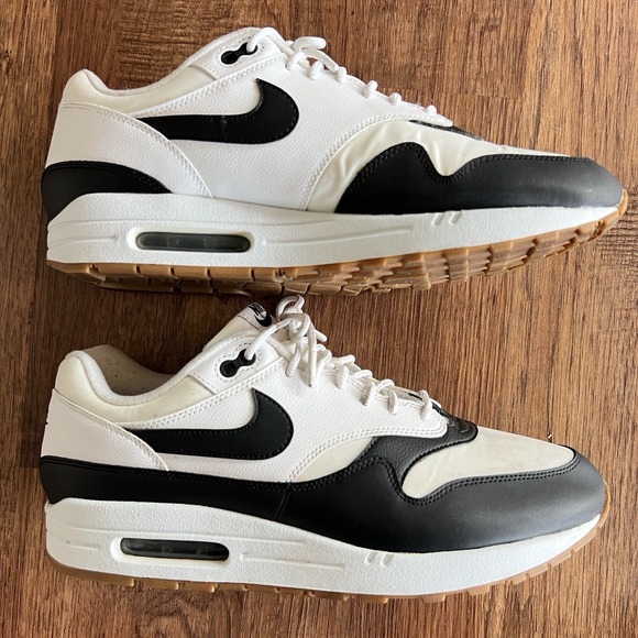 Nike Air Max 1 SE White Black Gum Running Shoes CQ9965-100 Mens Size 11 - Picture 2 of 10